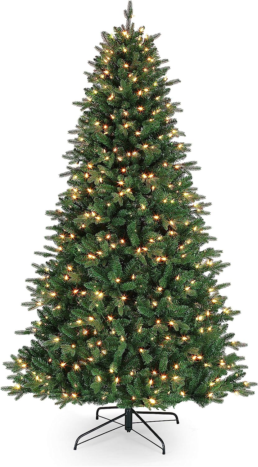 Mr. Christmas Alexa Compatible Smart Home Pre-Lit Artificial Christmas Tree, 7.0 Feet - $230