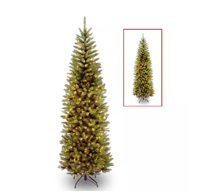National Tree Company 7 ft. Kingswood Fir Slim Artificial Christmas Tree - $150