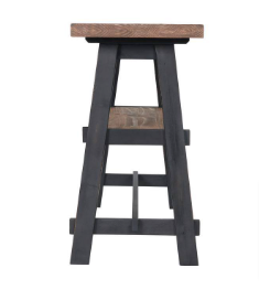 Adam 48 in. Brown/Black Standard Rectangle Wood Console Table with Shelf - $140