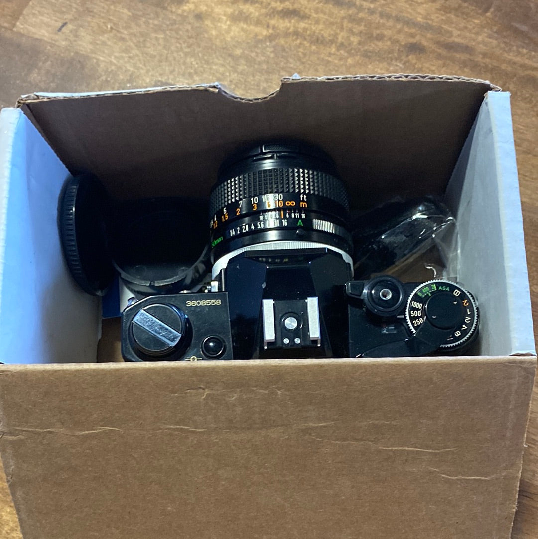 Vintage Canon AE-1 Program 35mm SLR Camera - $185