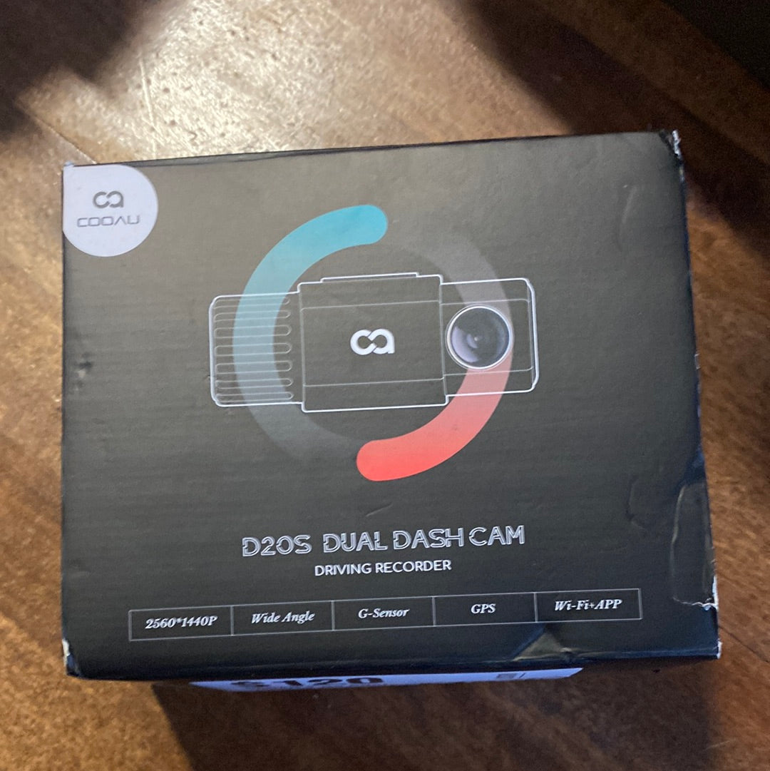 COOAU 2.5K Dual Dash Cam (D20S) - $100