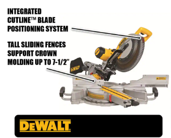 DEWALT 15 Amp Corded 12 in. Double Bevel Sliding Compound Miter Saw (Used) - $360