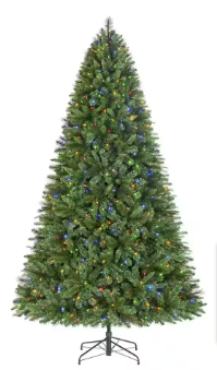 Home Accents Holiday 9 ft. Pre-Lit LED Wesley Pine Artificial Christmas Tree - $165