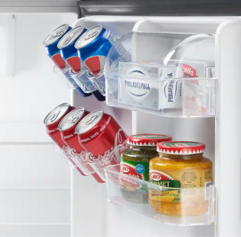 Danby 10.1 cu. ft. Top Freezer Refrigerator in Stainless Steel, Counter Depth - $410