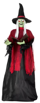 Home Accents Holiday 6 ft. Animated Spellcasting Witch  - $95