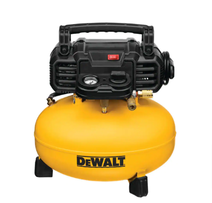 DEWALT 6 Gal. 18-Gauge Brad Nailer and Pancake Electric Air Compressor (Used) - $130