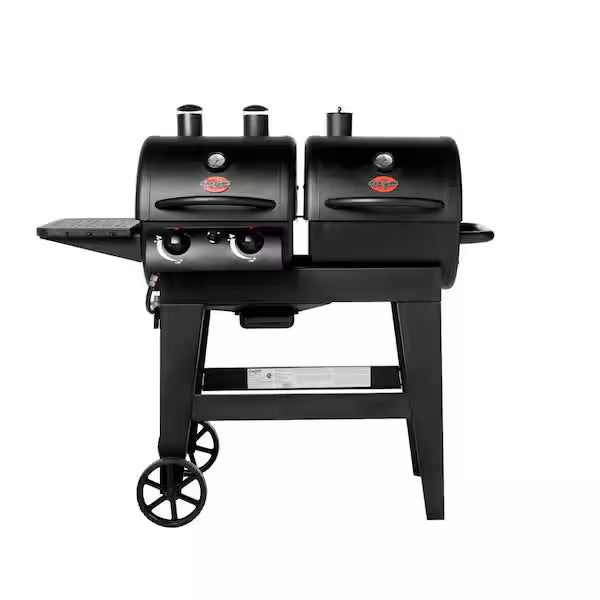 Char-Griller Dual Threat 2-Burner Gas and Charcoal Grill