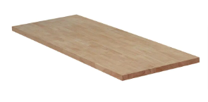 Hampton Bay Unfinished Hevea Solid Wood Butcher Block Countertop, Square Edge - $65