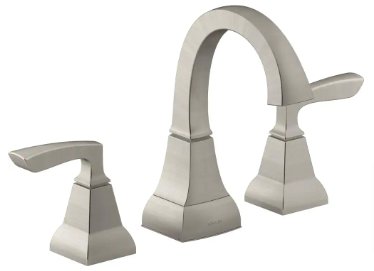 Kallan 8 in. Widespread 2-Handle Bathroom Faucet in Vibrant Brushed Nickel - $95