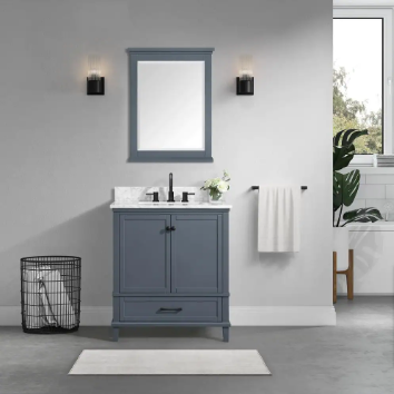 Merryfield 31 in. W x 22 in. D x 35 in. H Single Sink Freestanding Bath Vanity - $465