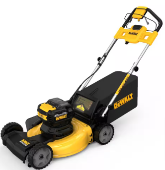 DEWALT 20V MAX 21.5 in. Battery Powered Walk Behind Self Propelled Lawn Mower - $385