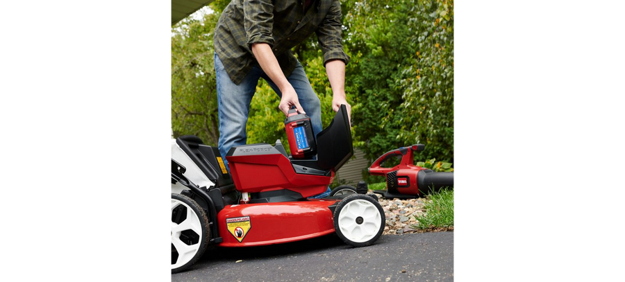 Recycler 21 in. SmartStow 60-Volt Lithium-Ion Brushless Cordless Mower 6.0 Ah w/ Battery&Charger *USED*-$325