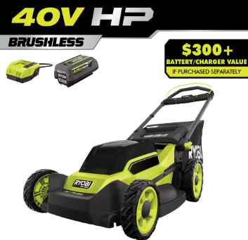 Ryobi 20 in best sale cordless lawn mower
