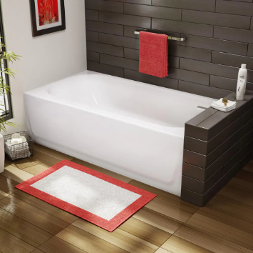 BootzCast 60 in. x 30 in. Soaking Alcove Bathtub with Right Drain in White - $245