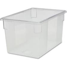 Rubbermaid RCP3301CLE Clear Food Boxes; 21 1/2 Gallon 18 X 26 Food Box, 6 Pack - $100
