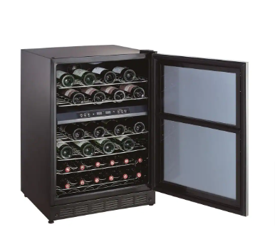 Magic Chef 44 Bottle Dual Zone Wine Cooler in Stainless Steel - $280