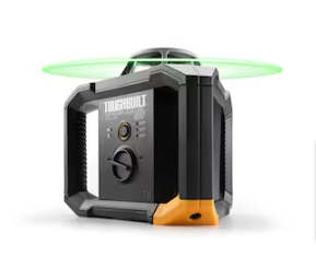 TOUGHBUILT Green 500-ft Self-Leveling Indoor/Outdoor Rotary Laser Level - $300