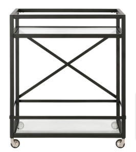 Wilson Blackend Bronze Bar Cart - $80