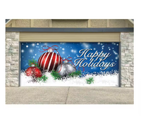 My Door Decor 7 ft. x 16 ft. Christmas Garage Door Decor Mural for Double Car Garage - $85