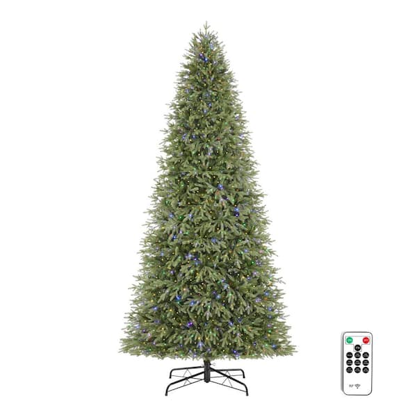 12 ft. Pre-Lit LED Jackson Noble Fir Artificial Christmas Tree - $390