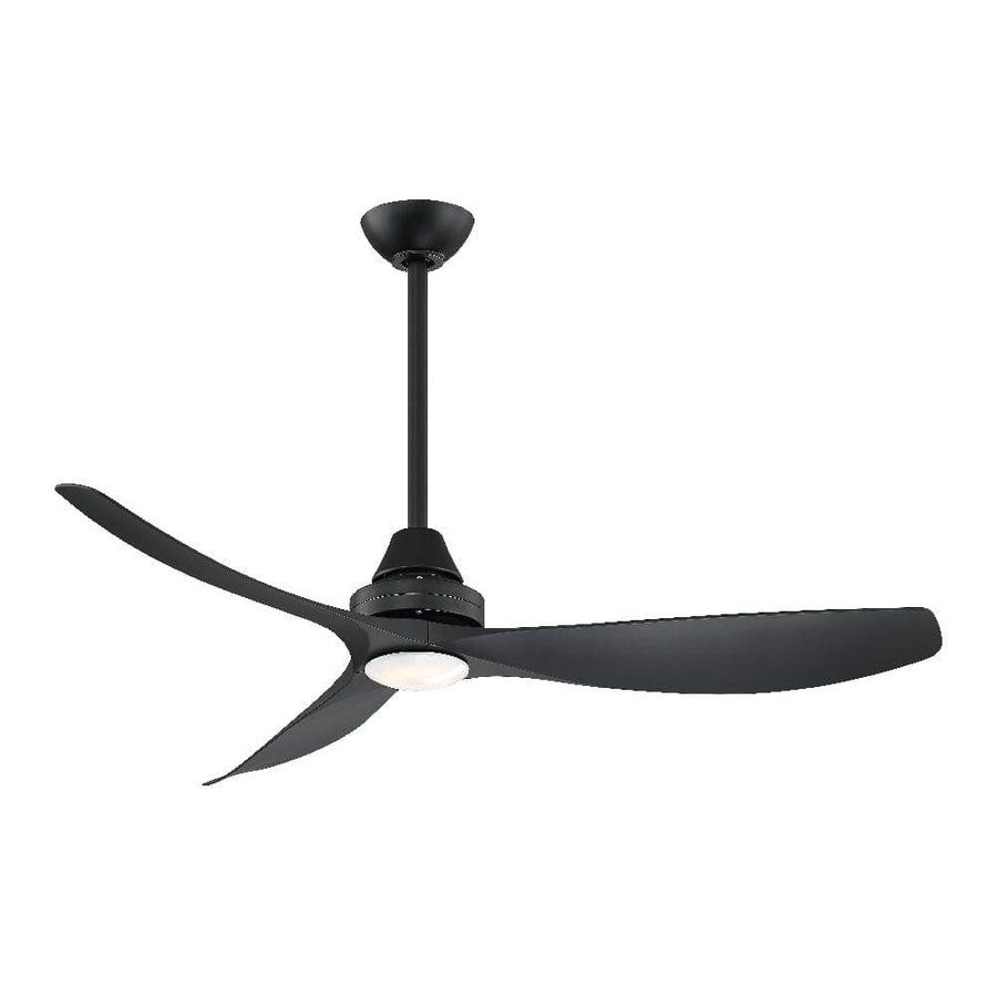 Levanto 52 in. LED Indoor/Outdoor Matte Black Ceiling Fan with Light - $95
