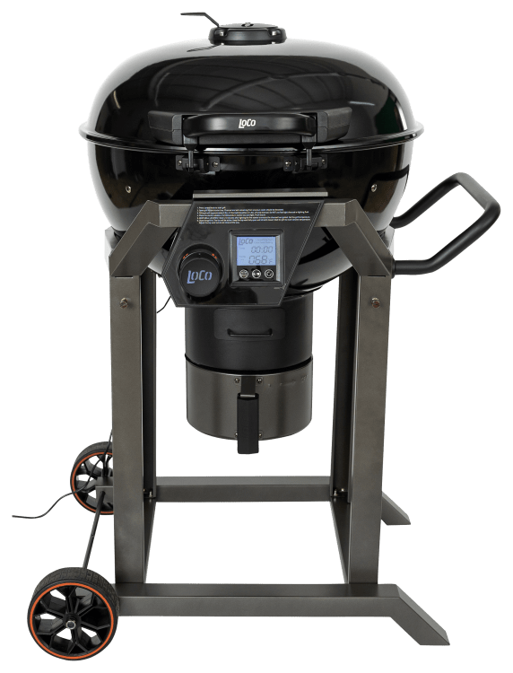 LoCo Cookers Kettle Charcoal Grill with Stand and SmartTemp - $150
