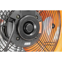 Commercial Electric 16 in. 3-Speed Floor Fan in Orange High Velocity Turbo - $60