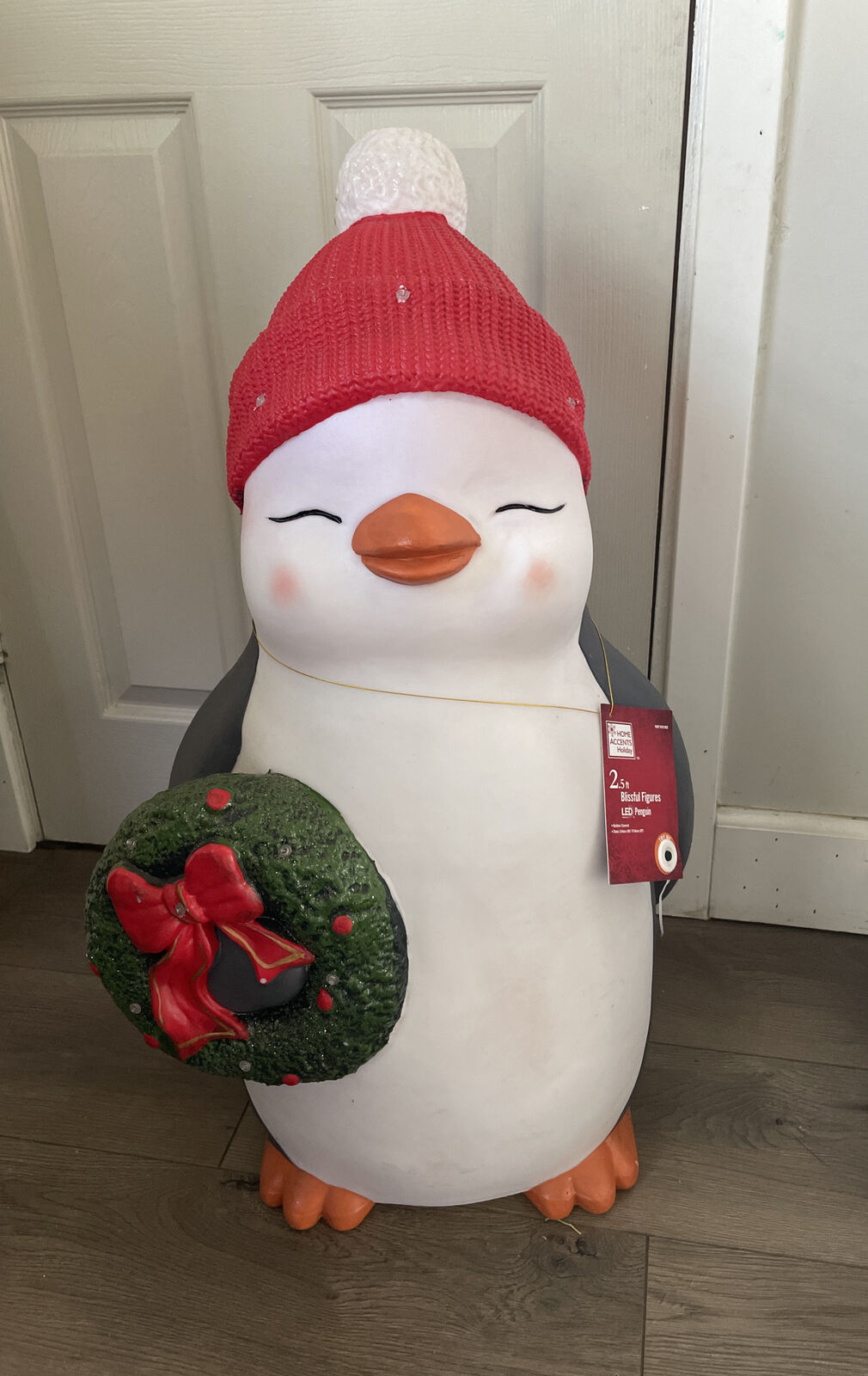 Home Depot Christmas 2022 2.5 ft blissful figures LED Penguin Blow Mold - $100