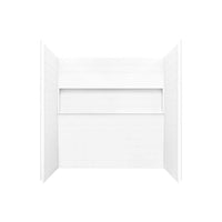 Nextile 30 in. x 60 in. x 60 in. 4-Piece Direct-to-Stud Alcove Tub Surround - $290