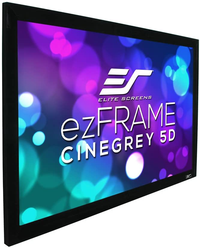 Elite Screens ezFrame CineGrey 5D, 150" Fixed Frame Projector Screen - $899