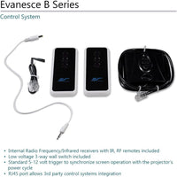 Elite Screens Evanesce B, 120" 16:9, 8k/4K Ultra HD Ready Matte White Fiberglass, EB120HW2-E8 - $390