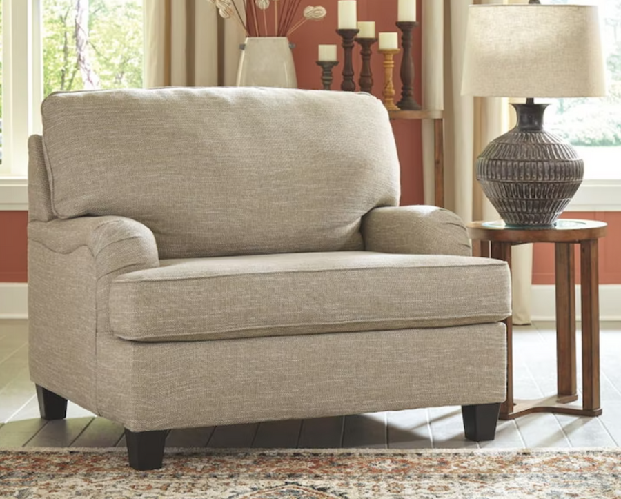 Signature Design by Ashley Almanza Traditional Chair and a Half, Beige - $295