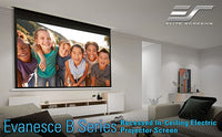 Elite Screens Evanesce B, 120" 16:9, 8k/4K Ultra HD Ready Matte White Fiberglass, EB120HW2-E8 - $390