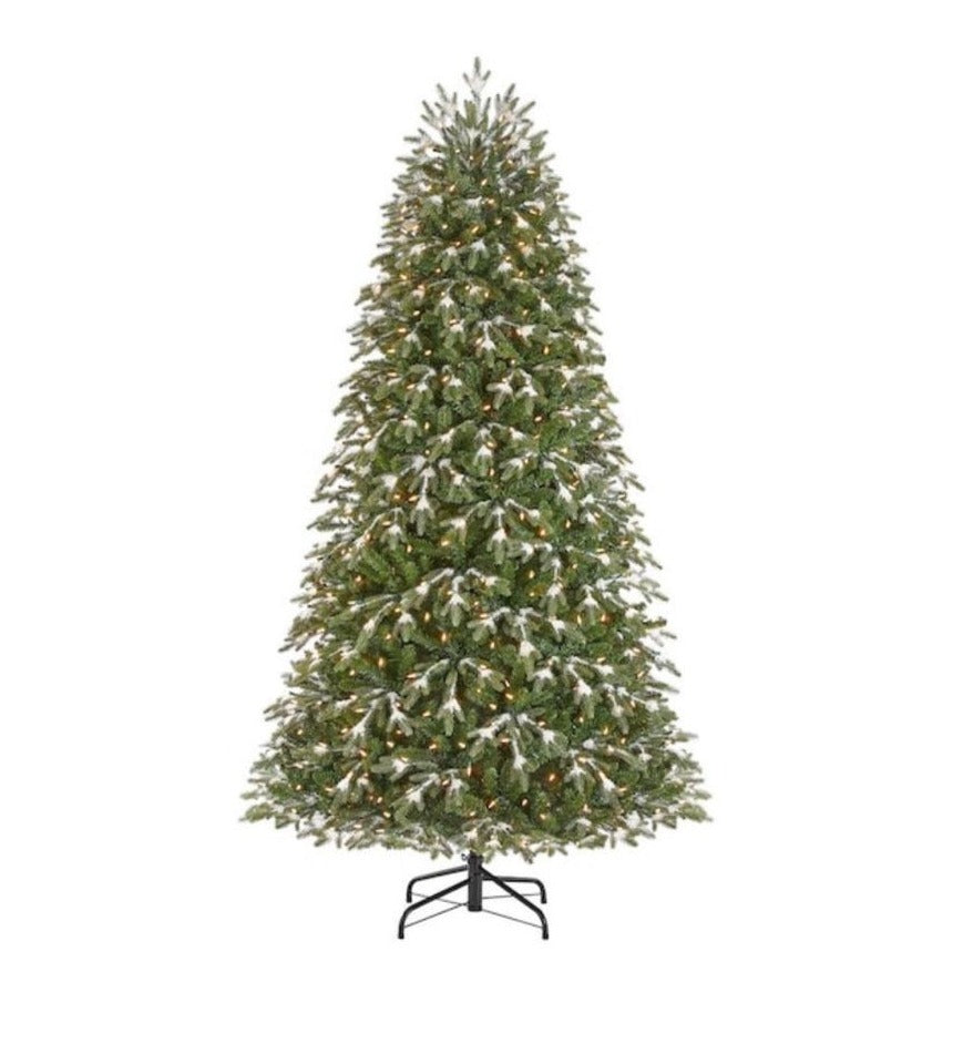 Home Decorators Collection 7.5 ft. Snowfall Shimmer Noble Fir Pre-Lit LED Artificial Christmas Tree - $210