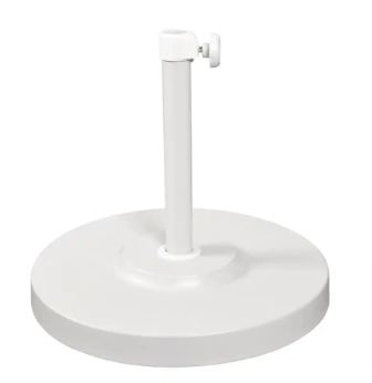 California Umbrella 50 lb. Patio Umbrella Base in White - $40