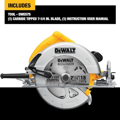 DEWALT 15-Amp 7-1/4-in Corded Circular Saw - $90