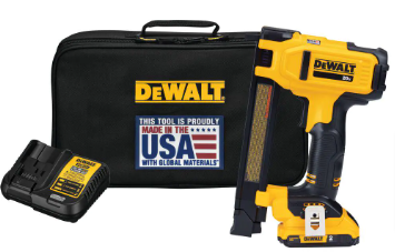 DEWALT 20V MAX Lithium-Ion Cordless Cable Stapler with 6Ah Battery, Charger, Bag - $245