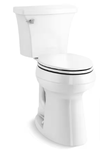 KOHLER Extra Tall Arc 2-piece 1.28 GPF Single Flush Elongated Toilet - $180