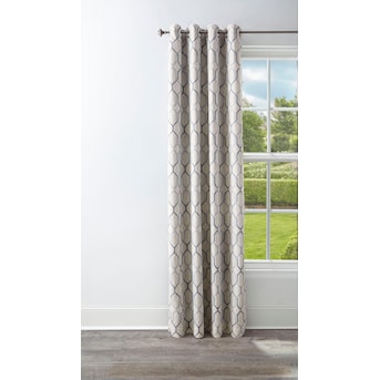 allen + roth 95-in Ash Blackout Thermal Lined Grommet Single Curtain Panel -$20