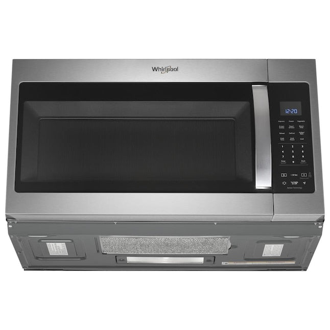 Whirl Pool 1.7 cu. ft. Over the Range Microwave in Stainless Steel - $150