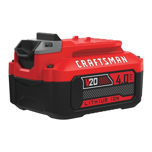 CRAFTSMAN V20 20-Volt 4 Ah; Lithium Ion (li-ion) Battery (Charger Included) - $80