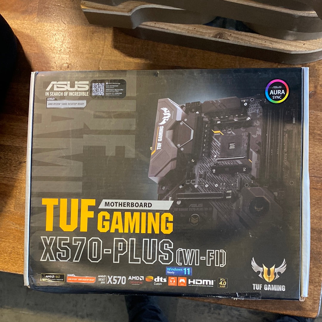 ASUS AM4 TUF Gaming X570 Plus Wi Fi AM4 Zen 3 Ryzen 5000 ATX