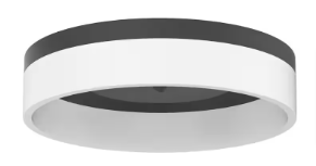 Home Decorators Collection 13.80 in. Black LED Flush Mount - $50