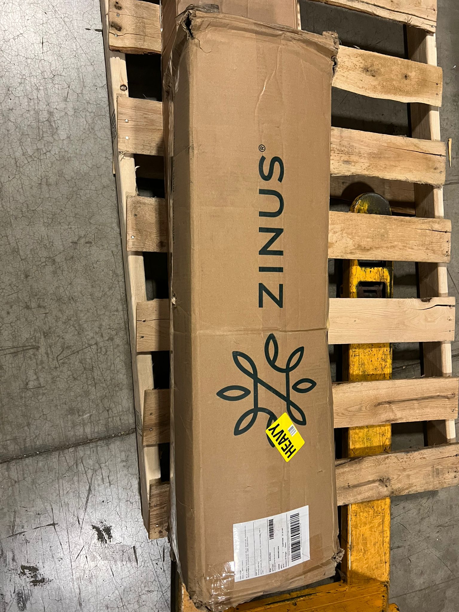 ZINUS 9 Inch Metal Smart Box Spring with Quick Assembly, California King - $95