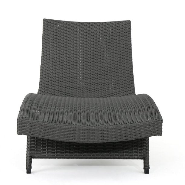 Salem gray 2-Piece Plastic Outdoor Chaise Lounge-$280