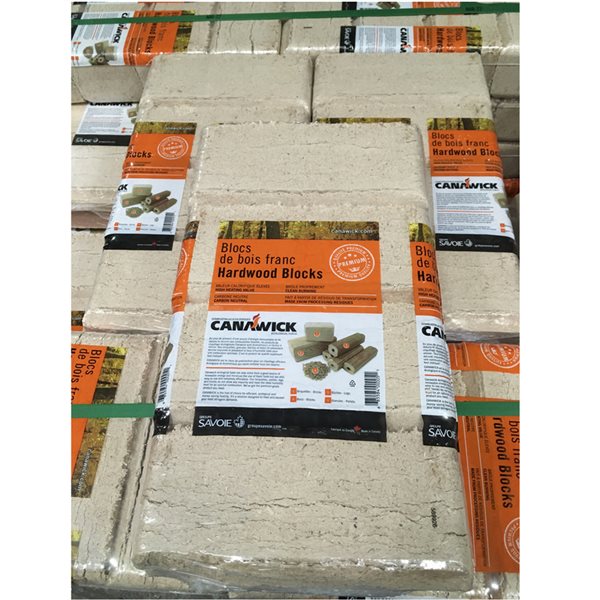 Canawick Wood Fibre Fire Log, 68 Hours Burn Time, 4 Per Pack 5