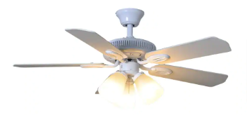 Hampton Bay Glendale 42 in. LED Indoor White Ceiling Fan - $50