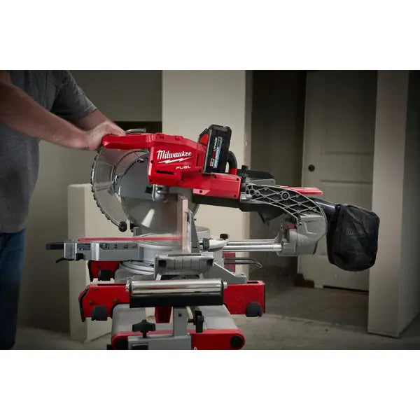 M18 FUEL 18V Cordless 12 in. Dual Bevel Sliding Compound Miter Saw (Tool-Only) (SLIGHTLY USED) - $455