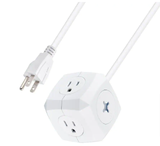 Commercial Electric 3-Outlet 3-USB Cube - $15