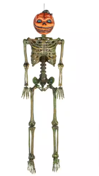 Home Accents Holiday 6 ft. Rotten Patch LED Poseable Pumpkin Skeleton - $65